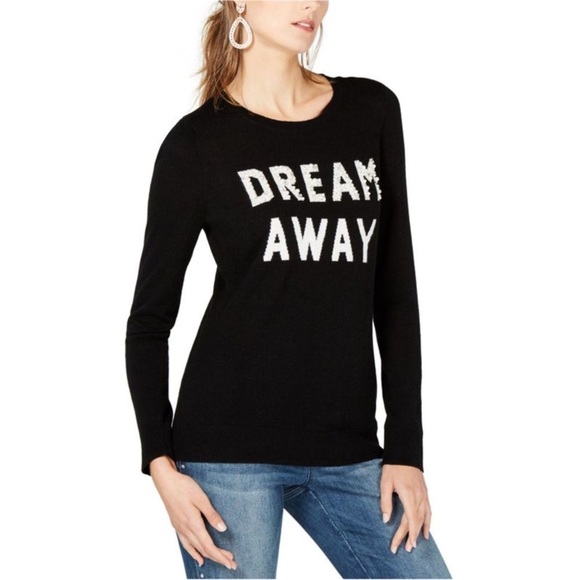 INC Embellished Pear/Rhinestone Dream Away Pullover Sweater - Picture 1 of 8